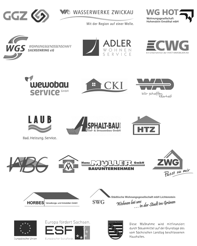 Referenzen Kundenlogos Rohrwurm Glauchau